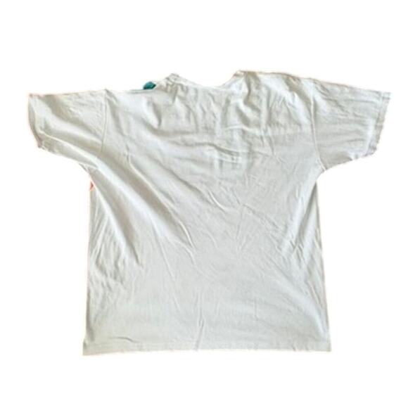 Vintage IB Diffusion Flamingo Tee 80s Tropical Size M 1992 - Picture 4 of 4